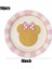 9 Inç-10 Adet Yeni Disney Pembe Minnie Mouse 1st Doğum Günü Partisi Tek Kullanımlık Sofra Dekorasyon Bebek Kızların Favori Parti Dekorasyon Serisi (Yurt Dışından) 1