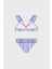 Seastar Desenli Çabuk Kuruyan Fırfırlı Bikini Takım Kız Çocuk Bikini SB2515000109 2