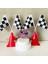 12 Adet 2 Hot Wheels Parti Süslemeleri Yarış Arabası Doğum Günü Malzemeleri Arabalar Balon Kek Topper Masa Örtüsü Damalı Bayrak Motor Çocuk Hediyeler (Yurt Dışından) 3