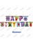 Banner-1set Garten Banban Doğum Günü Partisi Dekorasyon Banban Balon Çocuklar Tek Kullanımlık Sofra Kek Topper Masa Örtüleri Bebek Duş Malzemeleri (Yurt Dışından) 1