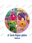 Banner-1set Garten Banban Doğum Günü Partisi Dekorasyon Banban Balon Çocuklar Tek Kullanımlık Sofra Kek Topper Masa Örtüleri Bebek Duş Malzemeleri (Yurt Dışından) 4