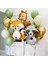 10 Adet Kayısı Orman Geyik Rakun Tilki Zürafa Balonlar Bebek Duş Doğum Günü Safari Parti Hayvan Helyum Balon Çocuklar Karikatür Parti Dekor Topları (Yurt Dışından) 4
