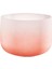 CSBC13D Sacral Chakra 13’’ Crystal Singing Bowl Note D4 (Color Frosted Orange) 1