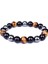 8mm Tarzı No.13 Boyutu Kaplan Gözü ve Hematit Bileklik Erkek Doğal Obsidiyen Boncuklu Kadınlar Için Koruma Manyetik Sağlık Takı Pulsera (Yurt Dışından) 2