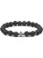 19CM Tarzı Mavi Dua Erkek Doğal Taş Ahşap Boncuk Tespih Hematit Haç Bilezik Oniks Meditasyon Bileklik Kadın Yoga Takı Homme Pulsera (Yurt Dışından) 3