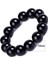 16MM Siyah Obsidyen Bilezik Budist Dua Bereket Taşı Top Boncuk Takı Sevgililer Günü Hediyesi (Yurt Dışından) 1