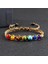 Sarı 6mm 7 Çakra Örgü Doğal Taş Bileklik Yüksek Enerji Şifa Bilezik Çift Yoga Takı Zincir Pulsera Arkadaşa Hediye (Yurt Dışından) 2