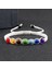 Sarı 6mm 7 Çakra Örgü Doğal Taş Bileklik Yüksek Enerji Şifa Bilezik Çift Yoga Takı Zincir Pulsera Arkadaşa Hediye (Yurt Dışından) 4