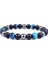 8mm Tarzı No.7 Boyutu Doğal Siyah Obsidyen Hematit Kaplan Gözü Boncuklu Bileklik Erkekler Için Manyetik Sağlık Koruma Kadın Ruh Takı Pulsera Hombre (Yurt Dışından) 1