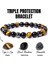 6mm Tarzı No.14 Boyutu Doğal Siyah Obsidyen Hematit Kaplan Gözü Boncuklu Bileklik Erkekler Için Manyetik Sağlık Koruma Kadın Ruh Takı Pulsera Hombre (Yurt Dışından) 2