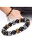 6mm Tarzı No.21 Boyutu Doğal Siyah Obsidyen Hematit Kaplan Gözü Boncuklu Bileklik Erkekler Için Manyetik Sağlık Koruma Kadın Ruh Takı Pulsera Hombre (Yurt Dışından) 4