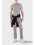 Çizgili Pamuklu Slim Fit Bisiklet Yaka T Shirt K10K1141770K7 Erkek T Shirt K10K114177 0k7 3