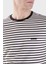 Çizgili Pamuklu Slim Fit Bisiklet Yaka T Shirt K10K1141770K7 Erkek T Shirt K10K114177 0k7 4