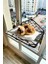 Katlanır Kedi Köpek Cam Yatağı, El Yapımı Vantuzlu Kedi Köpek Cam Hamağı, 45CM*35CM 1