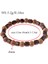 ABJ053-1 Oıqueı 8mm Doğal Yuvarlak Silindir Ahşap Boncuk Bilezik Erkek Klasik Esnek Budist Dua Buddha Bileziği Hommes Bileklik Bijoux (Yurt Dışından) 4