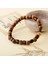 ABJ053-1 Oıqueı 8mm Doğal Yuvarlak Silindir Ahşap Boncuk Bilezik Erkek Klasik Esnek Budist Dua Buddha Bileziği Hommes Bileklik Bijoux (Yurt Dışından) 5