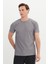 Slim Fit Dar Kesim Bisiklet Yaka Esnek Tişört 3