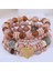 17CM Tarzı Pas Kırmızısı Kadınlar Için Kalp Charm Boncuk Bilezik Seti Lava Taşı Çok Katmanlı Bohemia Bilezik Reçine Boncuk Bilezikler Kadınlar Için Bijoux (Yurt Dışından) 4