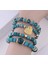 17CM Tarzı Pas Kırmızısı Kadınlar Için Kalp Charm Boncuk Bilezik Seti Lava Taşı Çok Katmanlı Bohemia Bilezik Reçine Boncuk Bilezikler Kadınlar Için Bijoux (Yurt Dışından) 5
