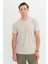 Slim Fit Dar Kesim Bisiklet Yaka Esnek Tişört 1