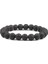 18CM Tarzı Siyah Desen Doğal Taş Lava Mat Hematit Boncuk Bilezik Moda Şanslı Buddha Dua Bilezikleri Erkekler Kadınlar Yoga Takı Hediyeleri Pulseras (Yurt Dışından) 4