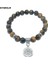 Altın Kum Taşı Doğal Taş Lotus Buddha Boncuk Ametist Akitler Lapis Lazuli Kaplan Gözü Turkuazlar Bilezik Kadın Erkek Yoga Bileziği Femme (Yurt Dışından) 4