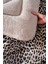 Bej Leopar Loura Çift Kişilik Çift Taraflı Lüx Wellsoft Yorgan Seti 195x215 cm 4