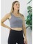 Beli Lastikli Crop Gri - LKS2907.022 1