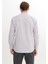 Pamuklu Slim Fit Dar Kesim Düğmeli Yaka Çizgili Gömlek 5