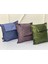 Nivemeshome Monet Zigzag Elyaf Dolgulu Kırlent Lacivert 45 x 45 5