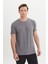 Slim Fit Dar Kesim Bisiklet Yaka Esnek Tişört 3