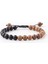 ABK040-10 8mm Yeni Doğal Ahşap Boncuk Bilezik Erkek Siyah Etnik Meditasyon Beyaz Bilezik Kadın Dua Takı Yoga Bilezik Homme (Yurt Dışından) 1