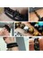 23CM Tarzı Mat Oniks Erkekler Için Kafatası Bileklik Doğal Kaplan Gözü Bilezik Homme Takı 8 mm Cilalı Afrika Turkuaz Boncuk Bilezik Gümüş Kaplama Pulsera (Yurt Dışından) 2