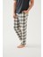 Erkek Pamuklu Üst Füme Göğüs Cepli Kısa Kollu Pijama Takımı 6