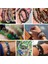 19CM Tarzı Yeşim Taşı Erkek Bileklik Doğal Iyileştirici Enerji Kaplan Gözü Bilezik Cilalı Lapis Lazuli Boncuklu Bilezik Elastik Pulsera Kadın Takı (Yurt Dışından) 3