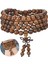 No.5 Boyutu 6mm Doğal Sandal Ağacı Budist Buddha Tahta Boncuk Bilezik Dua Boncuklu Düğüm 4 Katmanlı Bilek Zinciri Erkek Kadın Bilezik Bilezikler (Yurt Dışından) 5