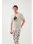 Erkek Kısa Kollu Pamuklu Ayıcık Desenli Pijama Takımı 2