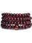 No.6 Boyutu 6mm Doğal Sandal Ağacı Budist Buddha Tahta Boncuk Bilezik Dua Boncuklu Düğüm 4 Katmanlı Bilek Zinciri Erkek Kadın Bilezik Bilezikler (Yurt Dışından) 1