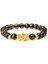 19CM Tarzı 16. Oniks Kadın Erkek Feng Shui Bileklik Şans Zenginlik Buddha Siyah Obsidyen Taşlı Boncuklu Bileklik Hombre Altın Şanslı Pixiu Bileklik Hediyeler (Yurt Dışından) 2