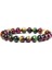 19CM Tarzı No.32 Boyutu Yeni Doğal Obsidyen Hematit Kaplan Gözü Boncuklu Bilezik Erkekler Için Manyetik Sağlık Koruma Kadınlar Ruh Takı Pulsera Hombre (Yurt Dışından) 1
