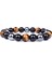 6mm Tarzı No.18 Beden Doğal Siyah Obsidiyen Hematit Kaplan Gözü Boncuk Bilezik Erkekler Için Manyetik Sağlık Koruma Kadınlar Takı Pulsera Hombre (Yurt Dışından) 2