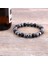 19CM Tarzı No.15 Boyutu Yeni Doğal Obsidyen Hematit Kaplan Gözü Boncuklu Bilezik Erkekler Için Manyetik Sağlık Koruma Kadınlar Ruh Takı Pulsera Hombre (Yurt Dışından) 1