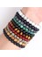 Zebra Taşı 01-03 Doğa Boncuklu Bilezik Erkekler 8mm Doğal Taş Lav Taşı Kaplan Gözü Karasinek Mat Iyileştirici Boncuk Esnek Şans Yoga Kadın Takı (Yurt Dışından) 5