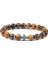 19CM Tarzı Siyah Desen Dua Erkek Doğal Taş Ahşap Boncuk Tespih Hematit Haç Bilezik Oniks Meditasyon Bileklik Kadın Yoga Takı Homme Pulsera (Yurt Dışından) 4