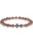 ABJ028 Oıqueı 8mm Doğal Yuvarlak Silindir Ahşap Boncuk Bilezik Erkek Klasik Esnek Budist Dua Buddha Bileziği Hommes Bileklik Bijoux (Yurt Dışından) 1