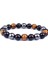 6mm Tarzı No.1 Boyutu Doğal Siyah Obsidyen Hematit Kaplan Gözü Boncuklu Bileklik Erkekler Için Manyetik Sağlık Koruma Kadın Ruh Takı Pulsera Hombre (Yurt Dışından) 1