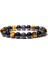23CM Tarzı No.2 Boyutu Yeni Doğal Obsidyen Hematit Kaplan Gözü Boncuklu Bilezik Erkekler Için Manyetik Sağlık Koruma Kadınlar Ruh Takı Pulsera Hombre (Yurt Dışından) 1
