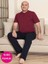 Erkek Geniş Kalıp Pamuk Kısa Kol Cepli Büyük Beden Pijama Takımı 2