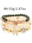 HXB055-8 Retro Tarzı Lot Bilezik Set Doğal Taş Boncuk Reçine Kolye Zincir Süsleme Pulseras Takı Kızlar Için Schmuck (Yurt Dışından) 4
