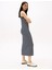 Slım 5x2 Rıb Mıdı Dress Ns 2